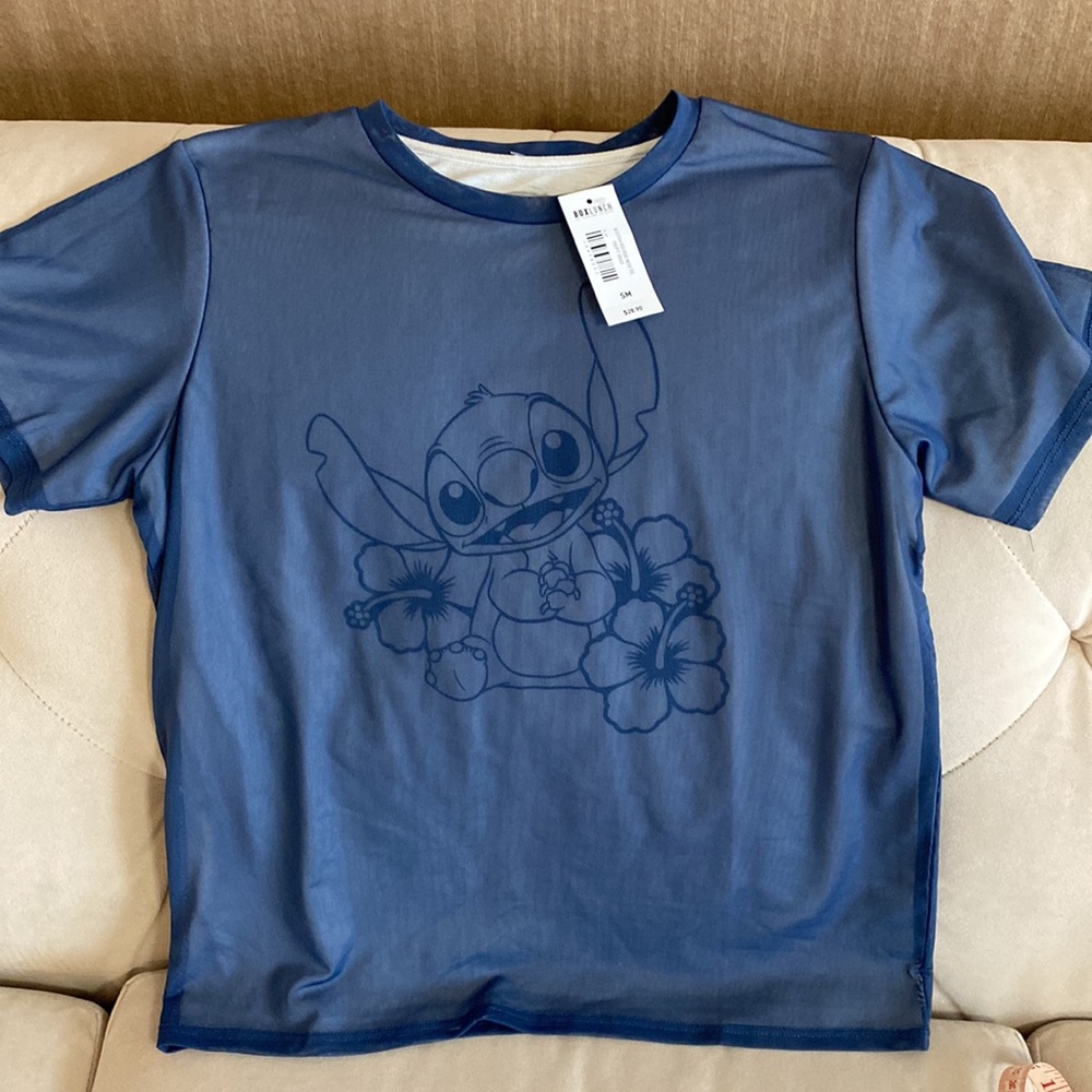 Disney Stitch Mesh Shirt Box Lunch